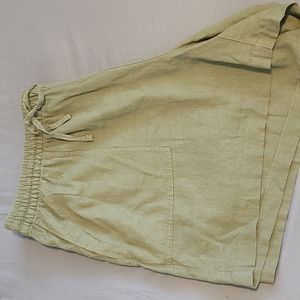 Linen Blend Utility Pocket Shorts | 3X